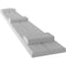 Ekena Millwork Americraft 2-Board (3 Batten) Wood Joined Board-n-Batten Shutters w/ Arch Top, ARW401BQ207X77PRH ARW401BQ207X77PRH - alternate 8